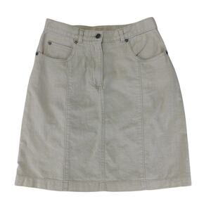 Woolrich Tan Khaki Skirt Knee Length Women's Size 6/8‎